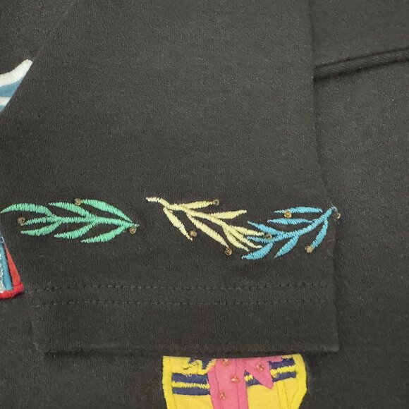 Vintage Christmas Sweater by Conversations for Saks Fifth Avenue Size M - Picture 4 of 6